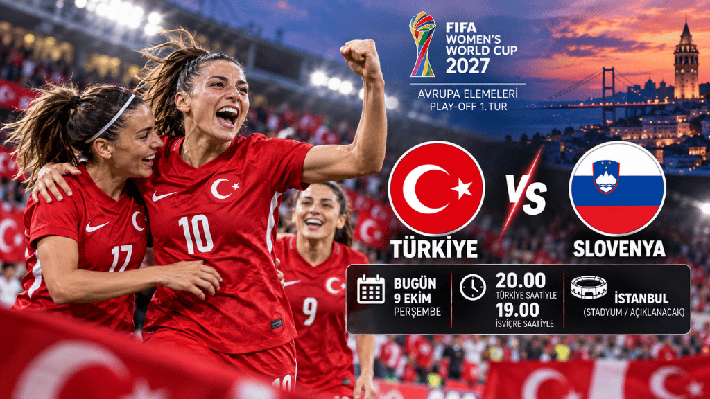 Türkiye Kadın Milli Takımı Dünya Kupası İçin Sahada: Rakip Slovenya