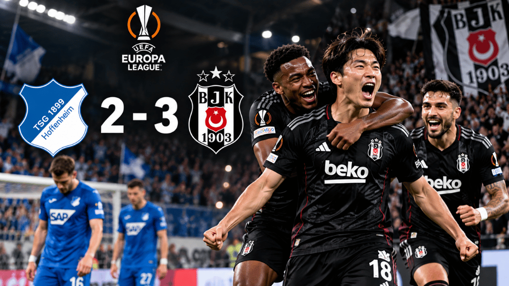 Beşiktaş Almanya'da Kartal Gibi Uçtu: Hoffenheim'a Üç Gol