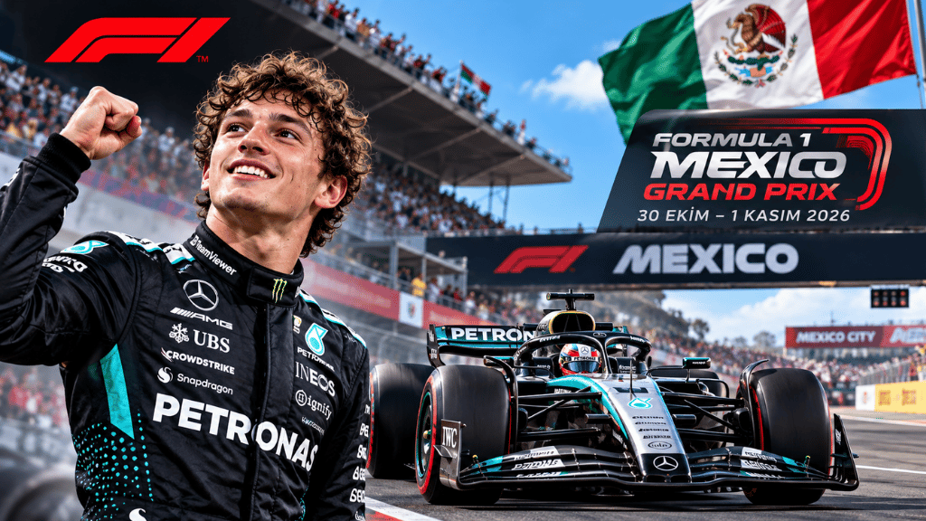Formula 1'de şampiyonluk kapıda: Kimi Antonelli Meksika'da tarih yazabilir