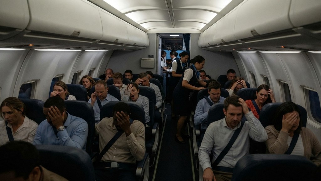 Flydubai Uçağında Havada Dehşet Anları