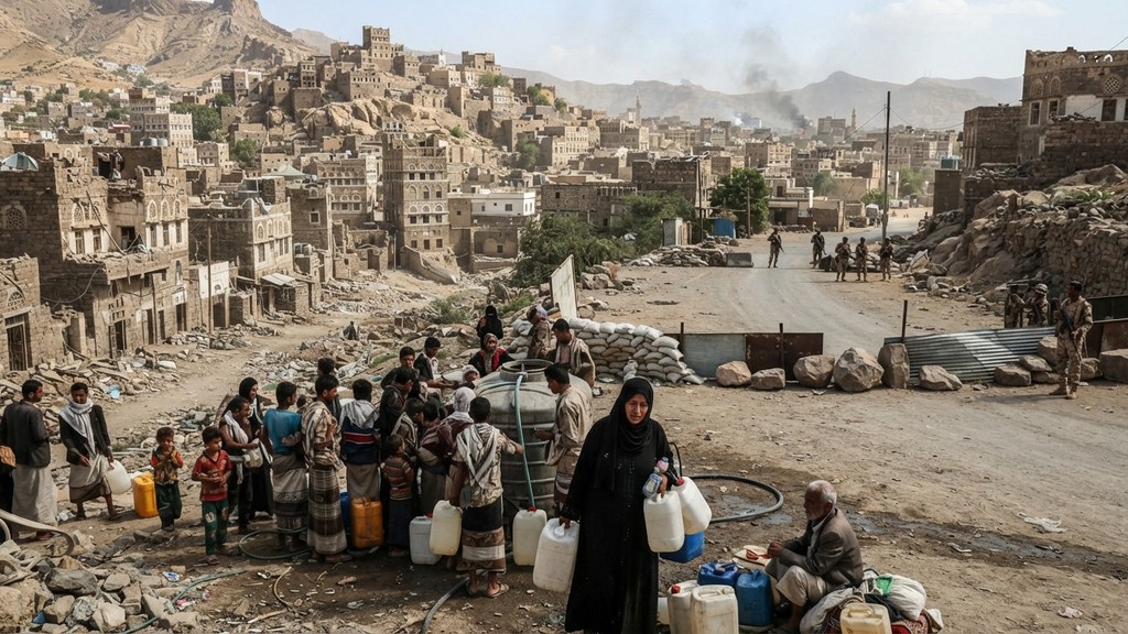 Yemen'de Taiz Kuşatması İnsani Krizi Derinleştiriyor