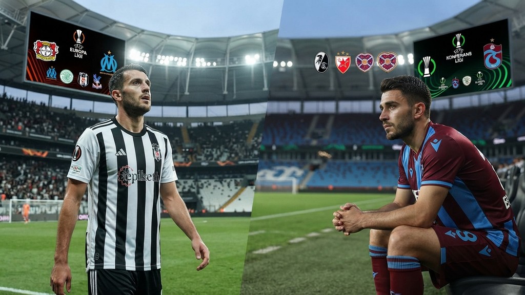 Beşiktaş ve Trabzonspor’un Avrupa’daki rakipleri belli oldu